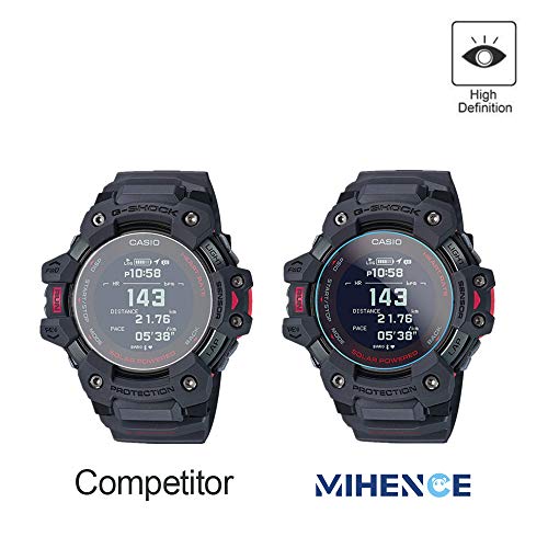 Mihence Compatible For Casio Gbd-H1000 Screen Protector, 9H Anti-Scratch Premium Real Tempered Glass Screen Protector For Casio Gbd-H1000 Smartwatch (3Pcs) #TOP5