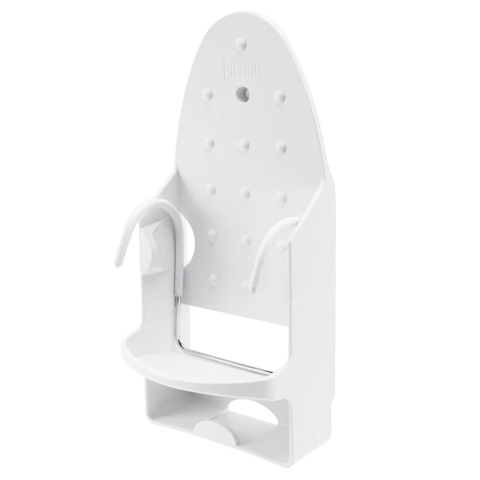 Porta ASSE da Stiro Supporto da Parete Appendino in Ferro Porta ASSE da Stiro Organizzatore di stoccaggio for ASSE da Stiro per La Lavanderia(White)