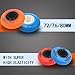 JHKJ Inline Wheels 73mm 76mm 80mm Inline Speed Skating Wheel Replacement Wheels 90A with Bearing for Indoor Outdoor,B1,80MM