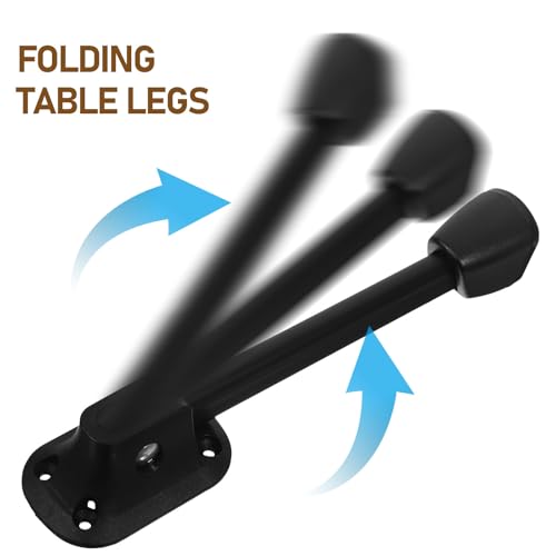Patas de hierro para escritorio y comedor NUOBESTY de diseño moderno plegable 4