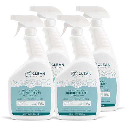 Multi-Purpose Disinfectant Spray, 32 fl oz (4-pack) by Clean Republic