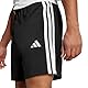 adidas Herren Essential Three Stripes Chelsea Short, Black/White, XL