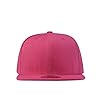 Underground Kulture Plain Flat Peak Snapback Baseball Cap Neon Pink #3