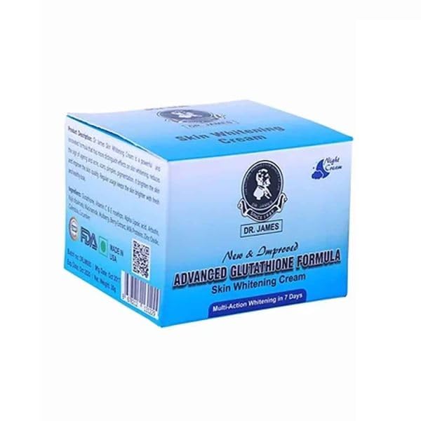 dr james glutathione original Dr. James Advanced Night Moisturizer | With Glutathione & Herbal Extracts  for Radiant Skin | Daily Nourishing Cream