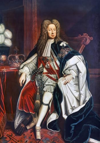 Affiche portrait Georg Ludwig Von Hannover pour mur vide et terne
