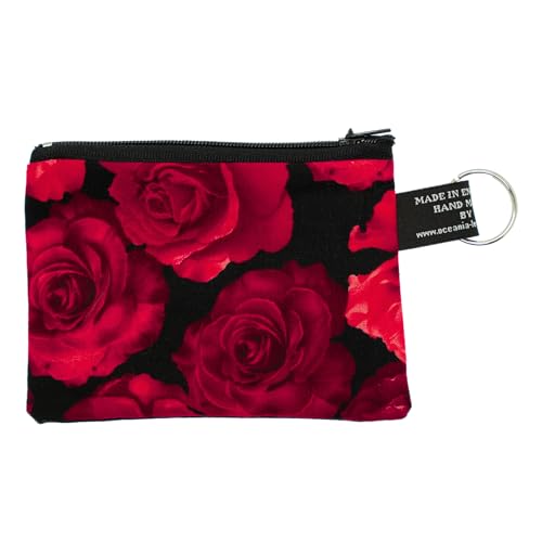Red Rose Coin or Card Purse : Amazon.co.uk: Fashion