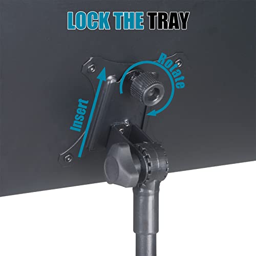 Image of GLEAM Sheet Music Stand Lightweight with Carrying Bag - Iron Panel, Portable Dual Use Desktop Book Stand