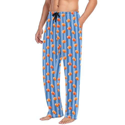Mens Cotton Pajama Pants Sleep Lounge Pj Bottoms Sleepwear with Pockets Drawstring S Rugby4