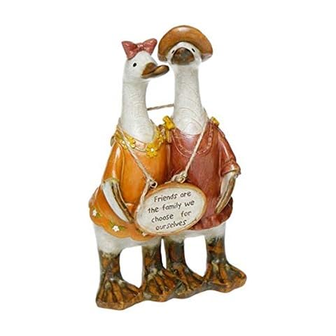 Double Trouble Chatty Friends Duck Sign Shabby Chic Ornaments (Friends Family We Choose) Cover