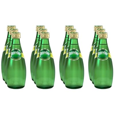 Sparkling Natural Mineral Water, 11 Oz Glass Bottles - (Pack of 12) - (Total of 132 Fl Oz)