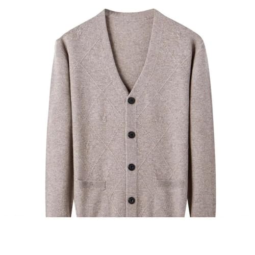Men Wool Knitted Sweater Buttons Cardigan Warm Sweater V-Neck Knitted Thick Casual Jumpers2