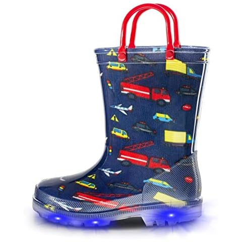 EUXTERPA Light Up Wellies for Kids Cover