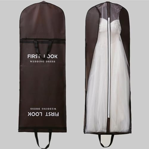 Wedding Dress Garment Bag, Garment Bags for Travel with Handles, Gown Garment Bag for Long Dresses, Garment Bags for Hanging Clothes Travel, Length 63/71/79 Inch2