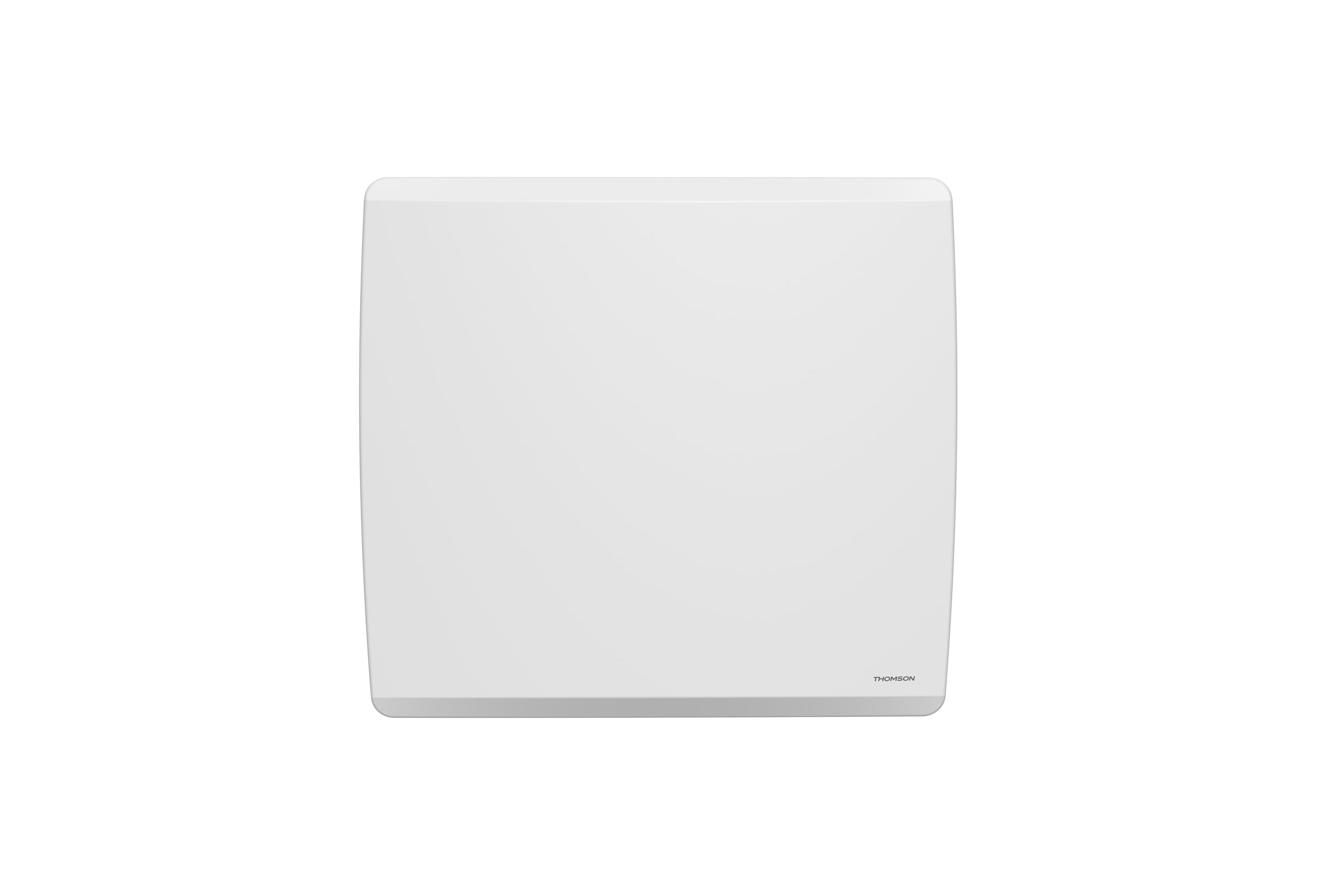 THOMSON - Radiateur électrique fixe connecté WiFi à inertie sèche céramique + film avec thermostat interchangeable 1500W THOMSON MOLY horizontal blanc