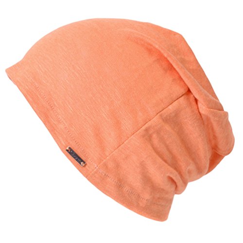 Mens Summer Linen Beanie - Slouchy Lightweight Knit Hat Slouch Cap Casualbox