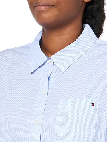 Image of Tommy Hilfiger Women's Roll Tab Button Down Shirt (Regular and Plus Sizes)