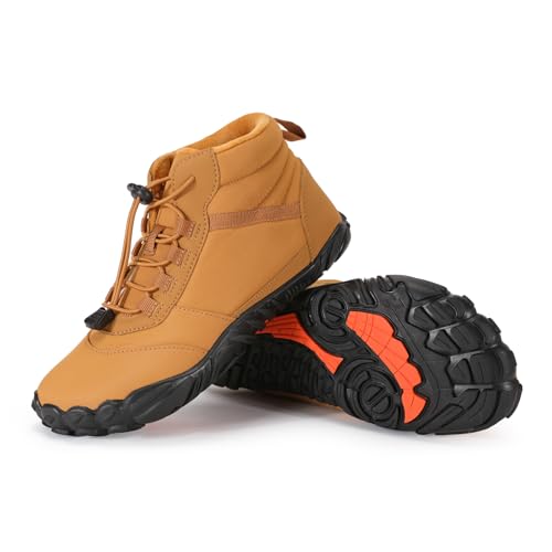 Imperméable Pieds Nus Chaussures Hiver Pro 2.0 Hommes Femmes Unisexe Minimaliste Trail Chaussures De Course en Plein Air Pieds Nus Chaussures Pieds Nus Chaussure Pieds Nus,Jaune,40