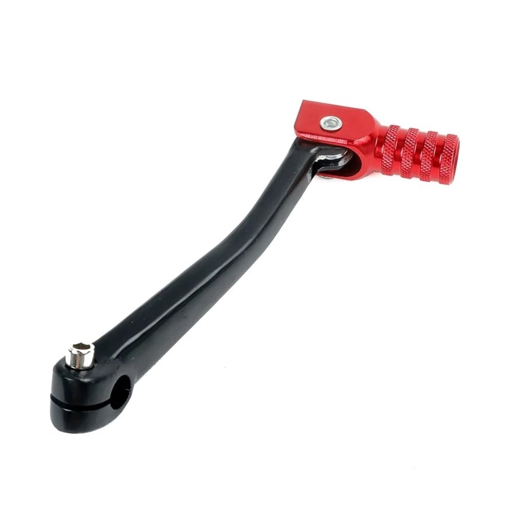 Fuyrhp Black Red Gear Shifter Lever Motorcycle Folding Gear Shift Lever Gear Lever For Kayo Bosuer 110/125/140/150/160/250Cc Motocross Dirt Bike Accessories