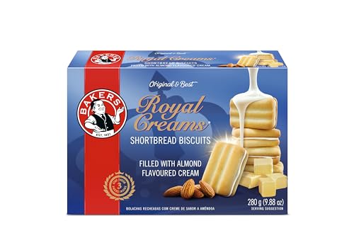 Bakers Royal Creams 280g/9.88oz | 2 Pack | Short Bread | Cream center | Made with Butter |