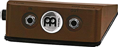 Meinl Percussion Stomp Box - Stomp Box/Effektpedal - Erzeugt ein analoges Signal - Perfekt für Singer/Songwriter und Multiinstrumentalisten - Mahagoni (MPS1)