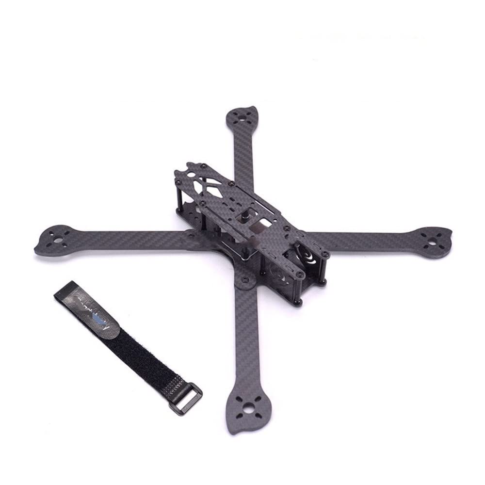 Marco de estilo libre FPV de fibra de carbono 3K compatible con XL5 V2 232 mm XL6 283 mm XL7 294 mm XL8 360 mm True X 5 6 7 8 pulgadas Kit de carreras con brazos de 4 mm(XL7 294MM FRAME KIT)