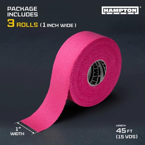 Image of Hampton Adams Athletic Sports Tape, Very Strong, Easy Tear, No Residue