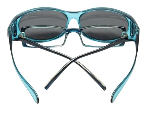 Calabria Polarized Fitover Sunglasses PC8866POL-CR Wear-Over Eyewear2