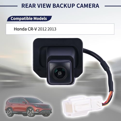 Image of Rear View Backup Camera 39530-T0A-A01 39530T0AA01 39530-T0A-A011-M1 Compatible with Honda CR-V 2012 2013 Parking Assist Camera Replace HO1960123 590074 39530T0AA011M1