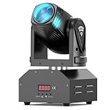 U`King Moving Head Stage Light RGBW (4 in 1) DMX512 Rotating Stage Effect Lamp for DJ Disco Club Party Dance Wedding Bar Theater Pub Christmas Lights