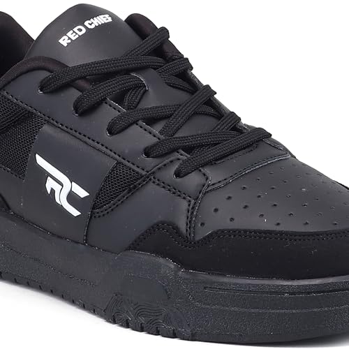 Image of Red Chief Men's Sneaker | Low Ankle Lace-Up Mesh & PU Shoe (C6019)