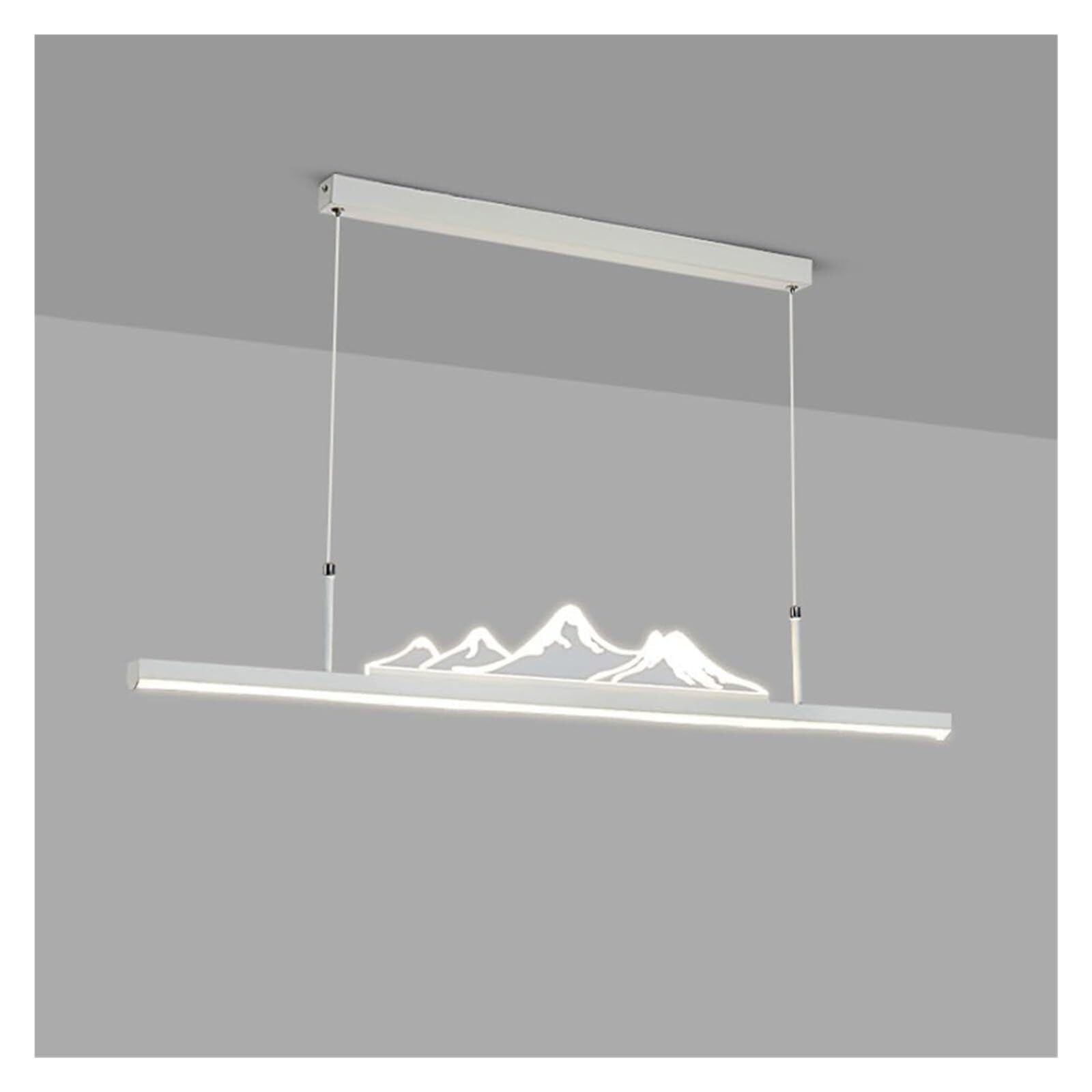 Suspension longue réglable en hauteur pour corriger l'éclairage de table
