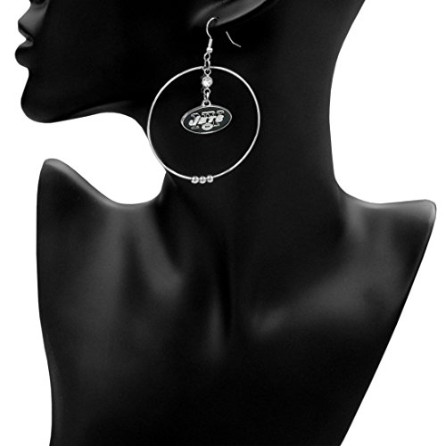 Image of NFL 2-Inch Hoop Earrings