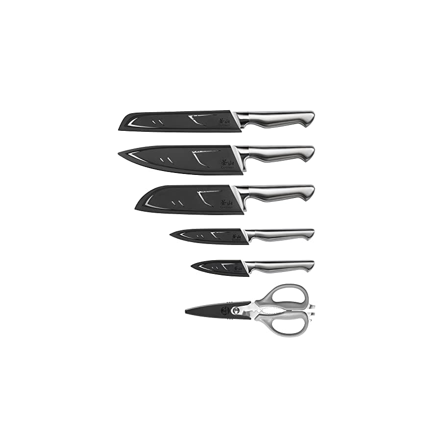 Cangshan Sanford Series 65510 German Steel 6-Piece Knife Set with Sheaths