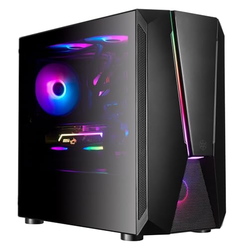 Boîtier PC Micro-ATX SilverStone SST-PS16B - Design Sobre, Faible Bruit, Compatible Composants Haut De Gamme