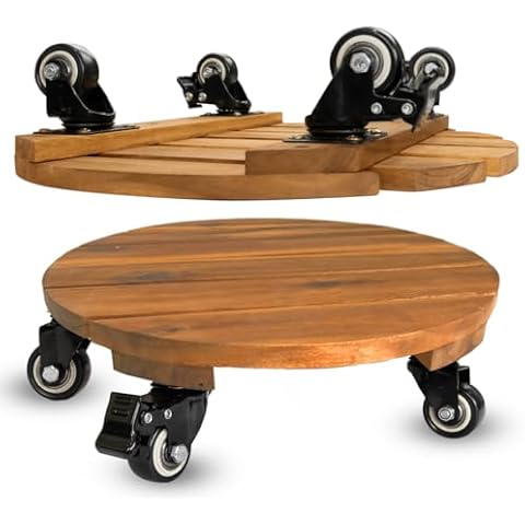 IDZO 2-Pack 12-Inch Plant Caddy Cover