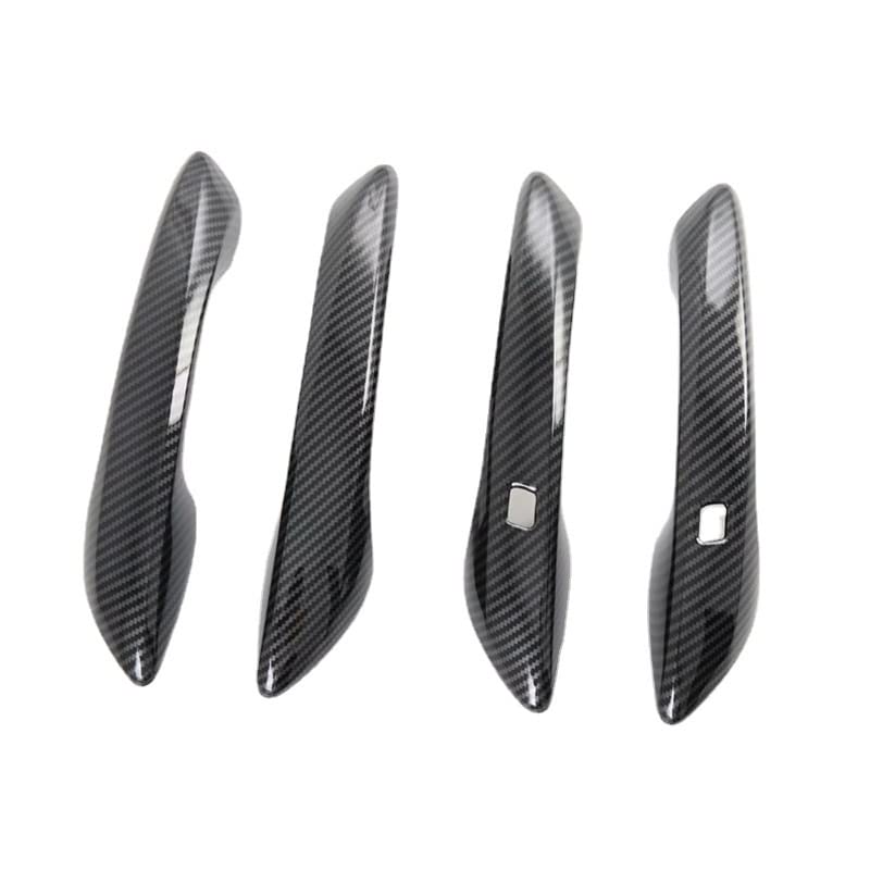 Cache poignée de porte carbone pour masquer rayures Hyundai Sonata 2020 - 2