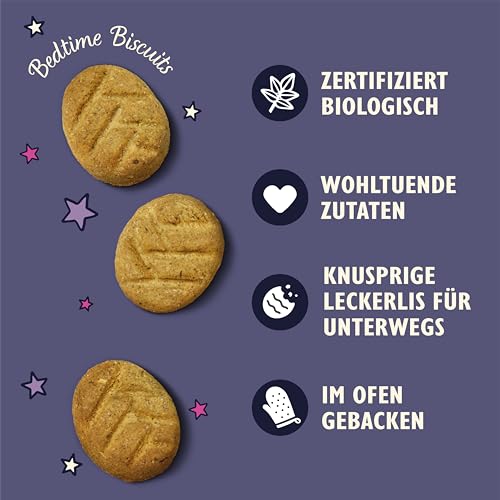 Lily's Kitchen Natürliche Leckerchen für Hunde. Gute-Nacht-Biskuits mit Kamillenblüten (8 x 80g)