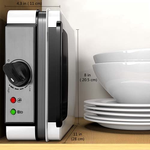 Waffeleisen Belgische Waffel, Waffle Maker 1200 Watt, Doppelwaffeleisen für Einstellbare Temperatur, 2 Rechteckige… – Bild 7