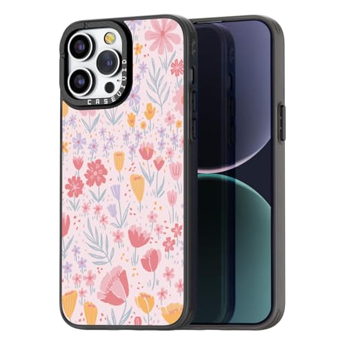 Coque iPhone 12 Pro Max motif floral rose design amusant et girly