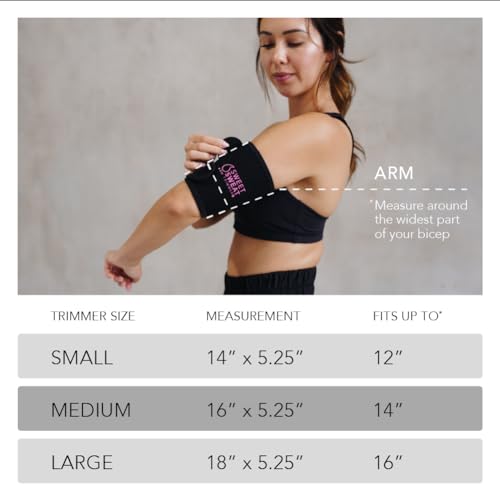 Sweet Sweat Arm Trimmers - Premium Sweat-Enhancing Arm Wraps for Women & Men - 3 Adjustable Sizes4
