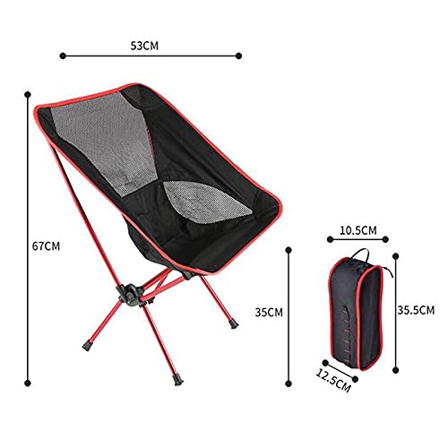 Tumbonas al aire libre, silla de gravedad cero, tumbonas de patio, sillas reclinables plegables Silla de camping Silla de camping plegable ligera de aluminio con respaldo bajo compacta for exteriores