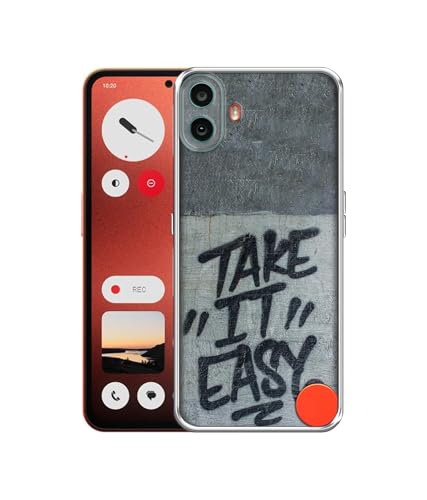 Image of Amazon Brand- Solimo Take It Easy Printed Silicon Soft TPU Back Case Cover Compatible for CMF by Nothing Phone 1 5G
