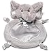 Bearington Baby Wee Spout, Small Gray Elephant Stuffed Animal Lovey Security Blanket, 8" x 7"