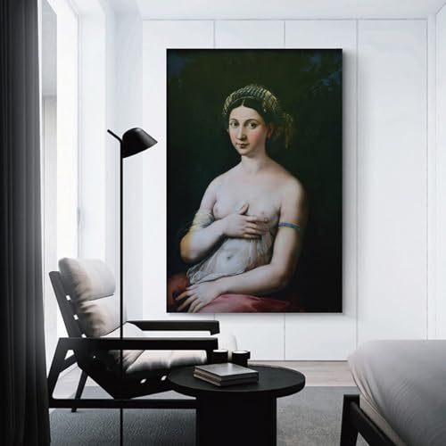 Impression toile Raphaël portrait jeune femme - Art classique pour chambre - 3