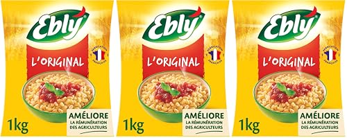 EBLY Blé Vrac Nature 10mn 1Kg (Lot de 3)