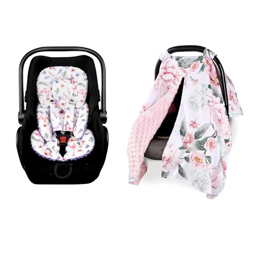 Pack de Reductor Floral para Silla de Auto Infantil miniatura 1