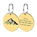 DHDHWL Identyfikator zwierzaka 1 sztuk Spersonalizowany Pet Dog Identyfikator Tag Drukuj Psy Koty Nazwa Płyta Tagi Grawerowane Anti-Lost Znamienny akcesoria dla psów (Color : H, Size : S)