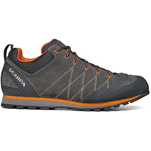 SCARPA Crux Bn Vertical Dual Density Mens Approach Shoes 11.5 D(M) US Shark Tonic Gray
