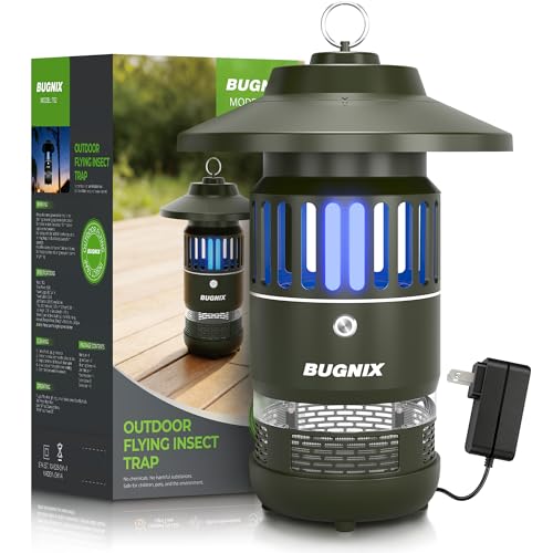 12V Plug-in 1/2 Acre Mosquito Trap Outdoor Indoor, UV LED