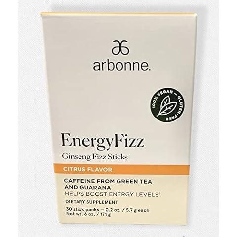 Laird Superfood Citrus Fizzy Sticks Energy Drink, Box of 30 Cover
